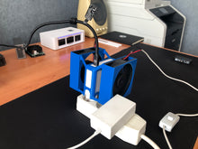 Load image into Gallery viewer, Avelon Nano 3 power adapter dual fan upgrade STL