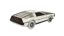 Load image into Gallery viewer, Full-scale flying Delorean Fusion 360 files