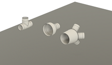 Load image into Gallery viewer, 3D-printable table dust collection system