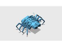 Load image into Gallery viewer, 8 legged spider robot model