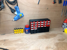 Load image into Gallery viewer, 3D-printable small parts organizer - 6x6 cabinet + drawers