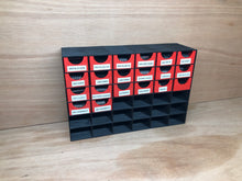 Load image into Gallery viewer, 3D-printable small parts organizer - 6x6 cabinet + drawers