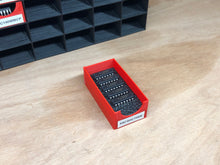 Load image into Gallery viewer, 3D-printable small parts organizer - 6x6 cabinet + drawers