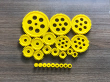 Load image into Gallery viewer, 3D-printable spur gear set (15 pieces)