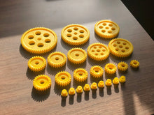 Load image into Gallery viewer, 3D-printable spur gear set (15 pieces)
