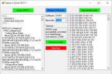 Load image into Gallery viewer, Overview of the Rapid2Serial program designed for ABB Robotics (IRB6400).