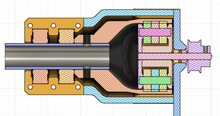 Load image into Gallery viewer, 3D-printable high torque strain wave gearbox - harmonic drive