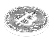 Load image into Gallery viewer, Bitcoin model