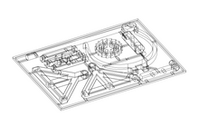 Load image into Gallery viewer, 3D-printable Davinci catapult gift card model
