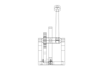 Load image into Gallery viewer, 3D-printable Davinci catapult gift card model