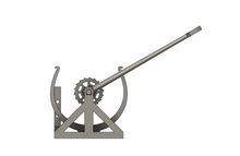 Load image into Gallery viewer, 3D-printable Davinci catapult gift card model