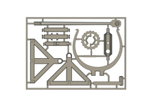 Load image into Gallery viewer, 3D-printable Davinci catapult gift card model