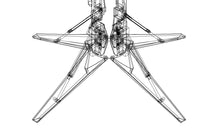 Load image into Gallery viewer, SpaceX inspired edf rocket model