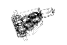 Load image into Gallery viewer, 3D-printable high torque servo/gearbox version 2 model