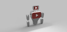 Load image into Gallery viewer, Subby the interactive YouTube subscriber robot model