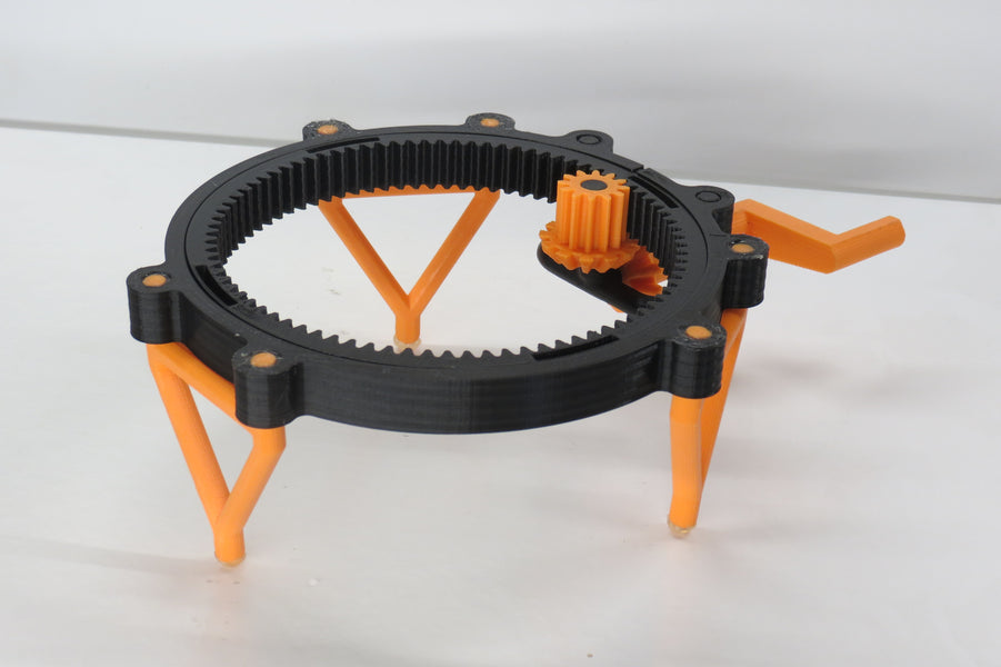 Fully 3D-printable turntable