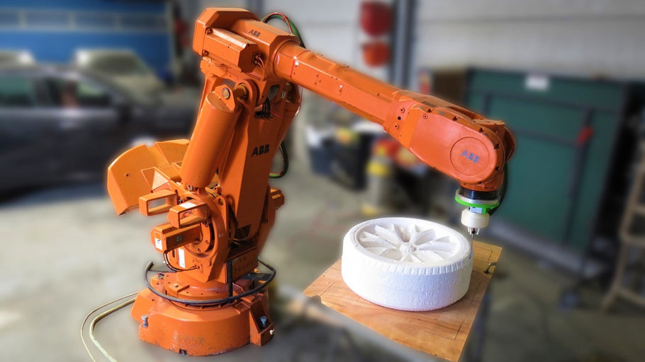 Turning a broken 2 ton robot into a CNC-machine