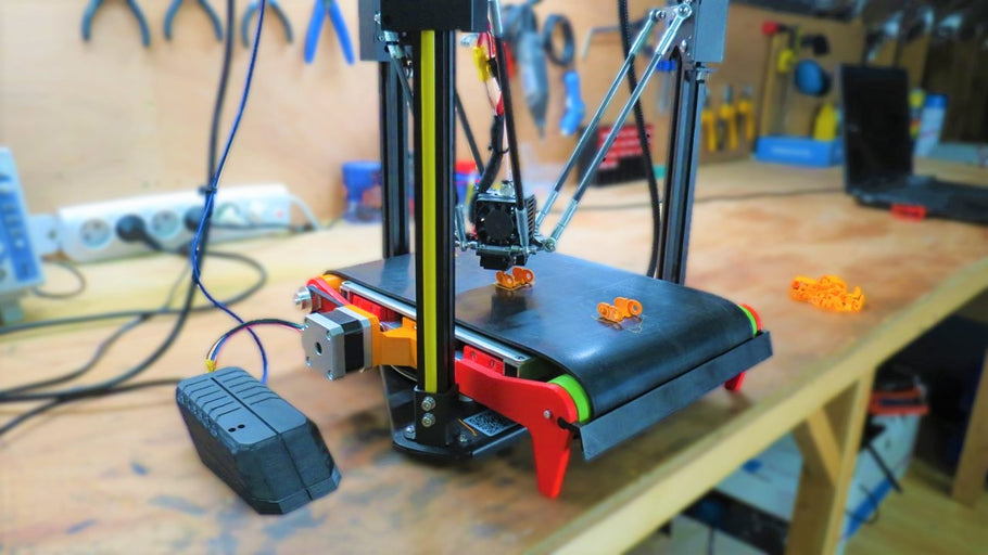 Delta belt 3D-printer for automated series production