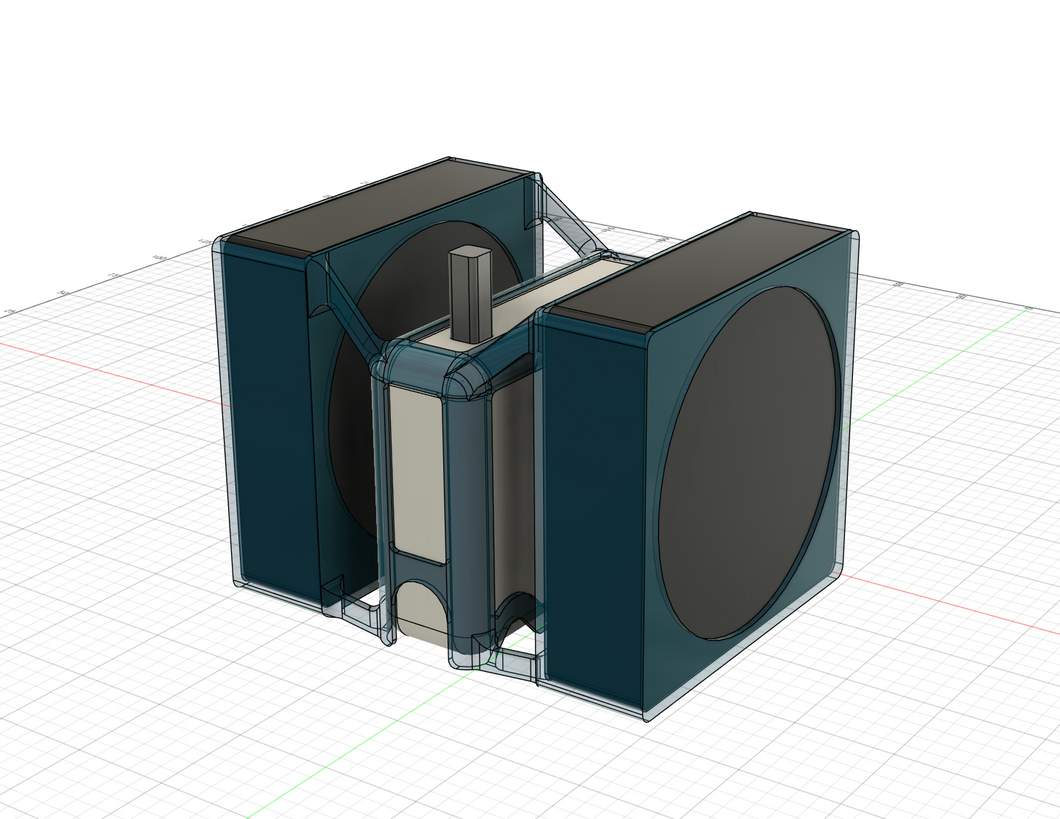 Avelon Nano 3 power adapter dual fan upgrade STL