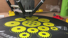 Load and play video in Gallery viewer, 3D-printable spur gear set (15 pieces)
