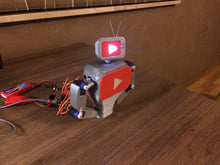 Load image into Gallery viewer, Subby the interactive YouTube subscriber robot model
