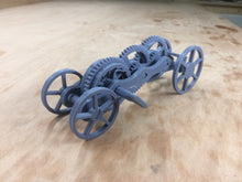 Load image into Gallery viewer, Fully 3D-printable wind-up car gift card model
