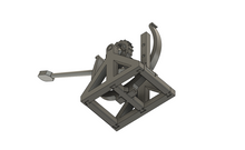 Load image into Gallery viewer, 3D-printable Davinci catapult gift card model
