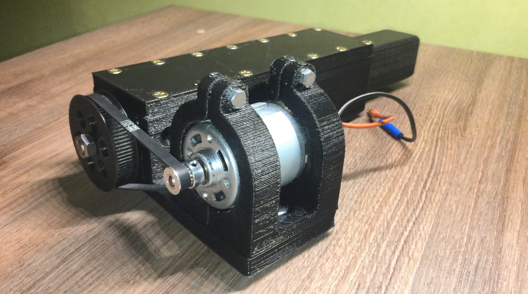 3D-printable linear actuator model